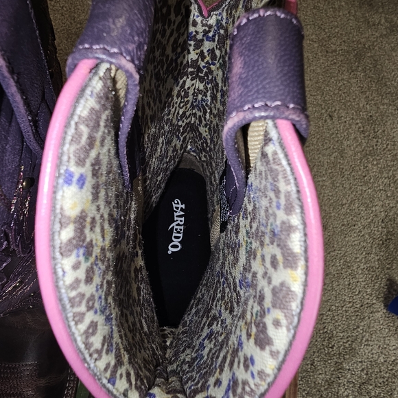 Laredo Purple and Brown Women's Western Boots - Picture 9 of 14